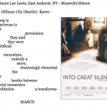 450. Karen Lee Lewis, East Amherst, NY - Masterful Silence