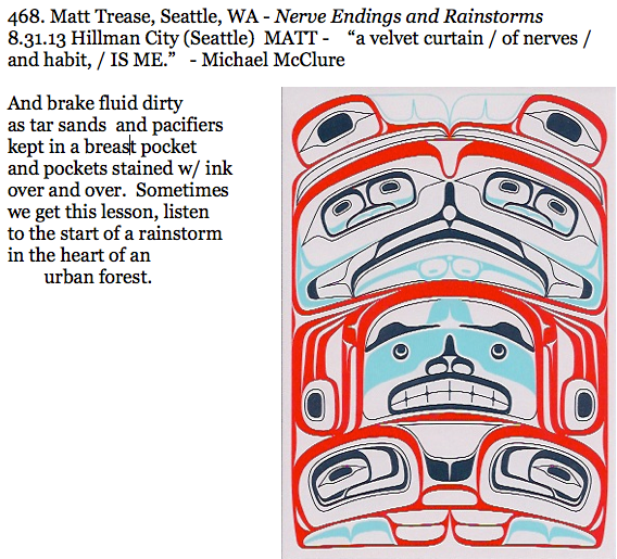 468. Matt Trease, Seattle, WA - Nerve Endings and Rainstorms