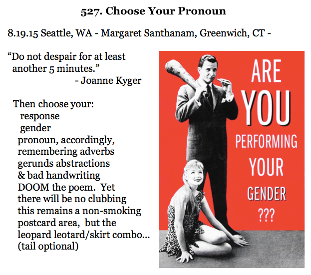 527. Choose Your Pronoun